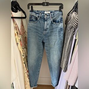Moussy Jeans High rise stretch straight leg 26